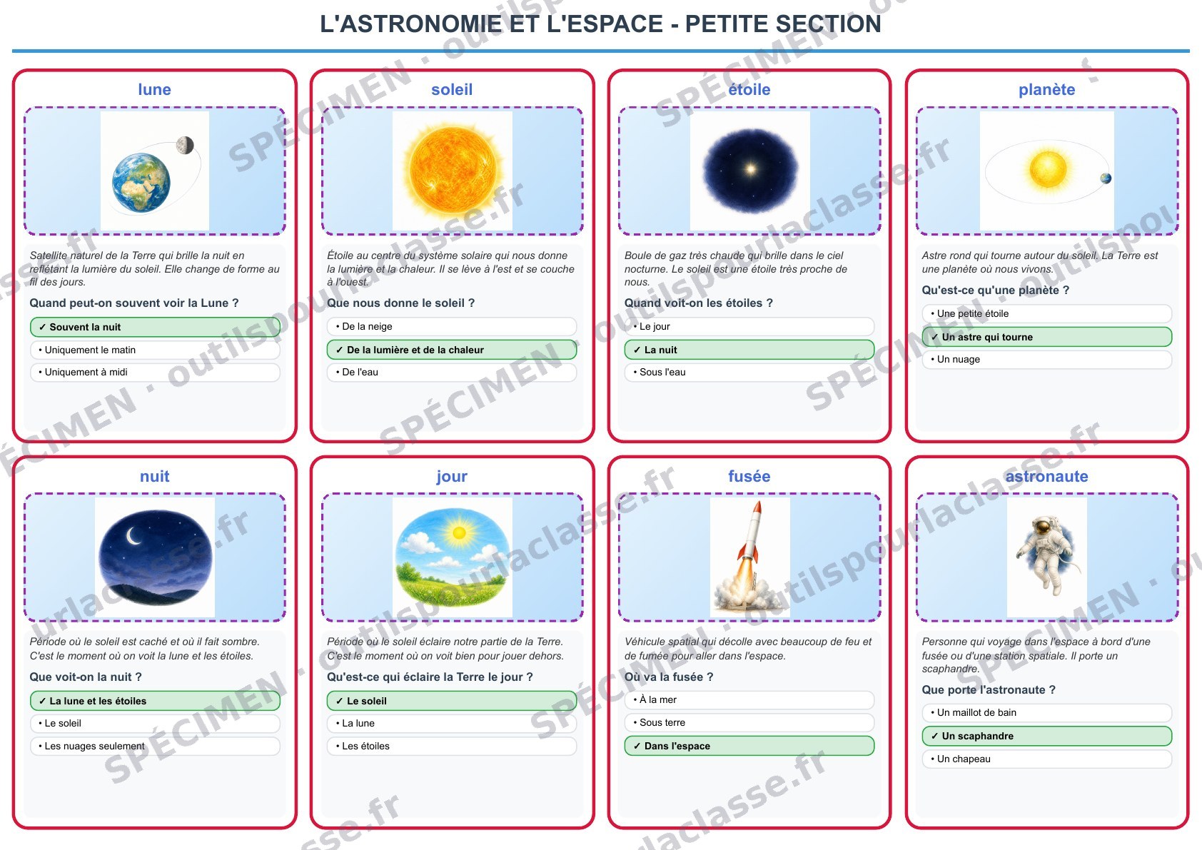 Aperçu du thème 51 : L'astronomie et l'espace