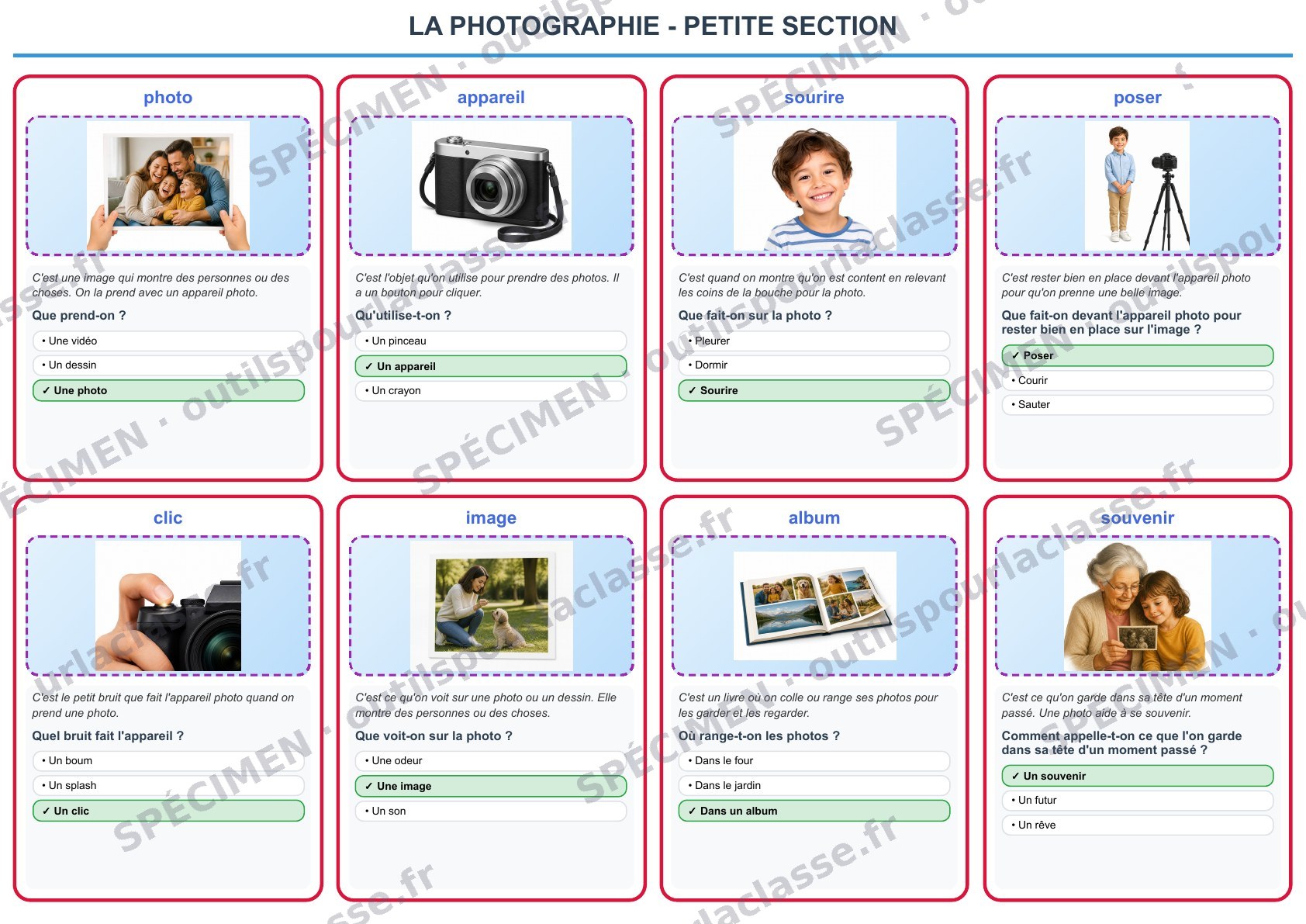 Aperçu du thème 79 : La photographie
