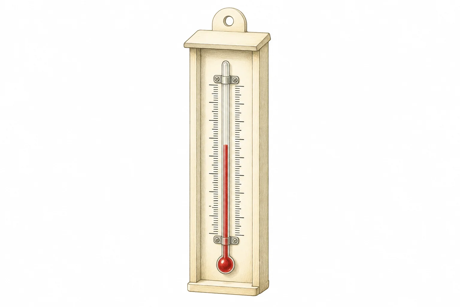 Illustration d’un thermomètre.