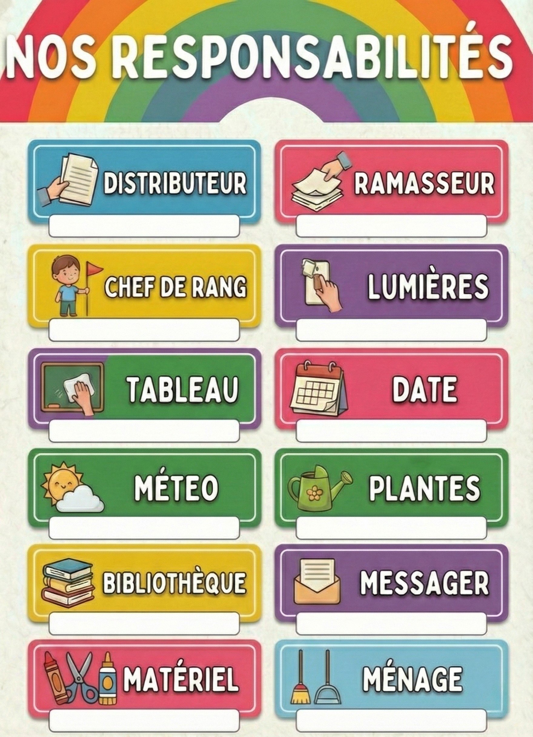 Nos Responsabilités