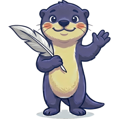 Plume la loutre, qui t'encourage